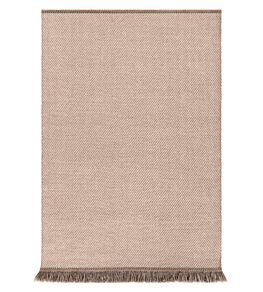 Garden Layers Diagonal Rug by GAN Almond-Ivory