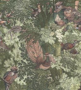 Gentlemen Birds Wallpaper by Brand McKenzie Woodland