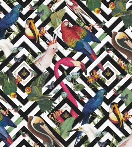 Geometric Aviary Wallpaper by Divine Savages Geometric Aviary