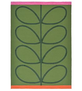 Giant Linear Stem Outdoor Rug by Orla Kiely Seagrass