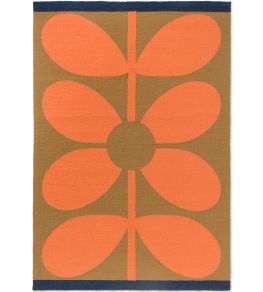 Giant Sixties Stem Rug by Orla Kiely Tomato