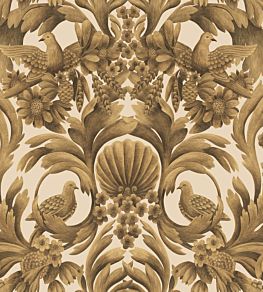 Gibbons Carving Wallpaper by Cole & Son Gold