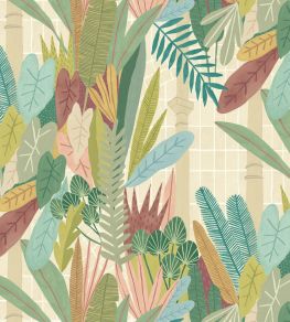 Glasshouse Wallpaper by Ohpopsi Forest & Chestnut