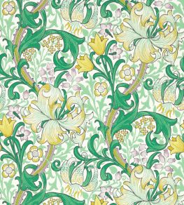 Golden Lily Wallpaper by Morris & Co Secret Garden