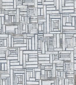 Gozo Raffia Wallpaper by Christopher Farr Cloth Cobalt