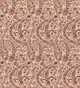 Bukhara Paisley Fabric by GP & J Baker Red