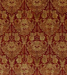 Lapura Velvet Fabric by GP & J Baker Indian Red