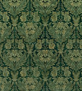 Lapura Velvet Fabric by GP & J Baker Emerald