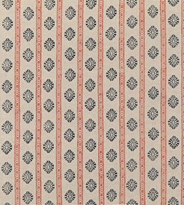 Alma Fabric by GP & J Baker Red/Indigo