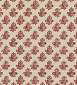 Poppy Paisley Fabric by GP & J Baker Red