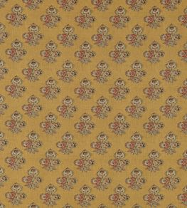 Poppy Paisley Fabric by GP & J Baker Ochre