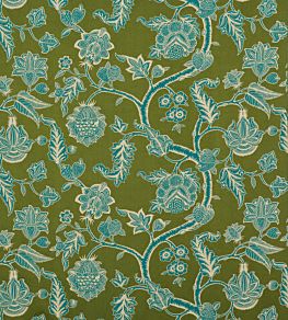 Kelway Fabric by GP & J Baker Moss/Teal