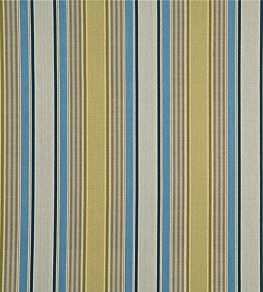 Arley Stripe Fabric by GP & J Baker Teal, Green