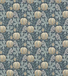 Pumpkins Fabric by GP & J Baker Indigo