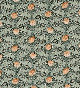 Tulip & Jasmine Fabric by GP & J Baker Teal