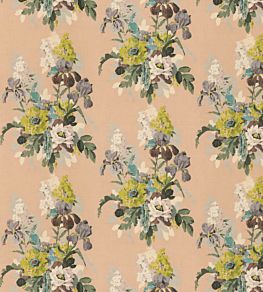 Bird And Iris Fabric by GP & J Baker Blush