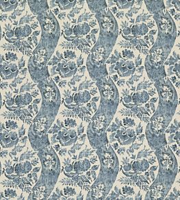 Caldbeck Fabric by GP & J Baker Indigo / Ivory