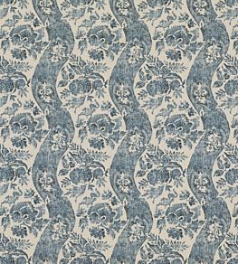 Caldbeck Fabric by GP & J Baker Indigo / Linen