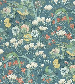 Rockbird Signature Fabric by GP & J Baker Teal