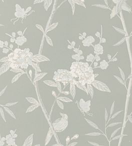 Peony & Blossom Wallpaper by GP & J Baker Soft Blue
