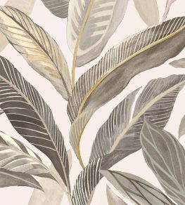 Grand Oasis Fabric by Arley House Ecru