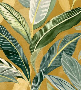 Grand Oasis Fabric by Arley House Lemon