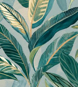 Grand Oasis Fabric by Arley House Reflection