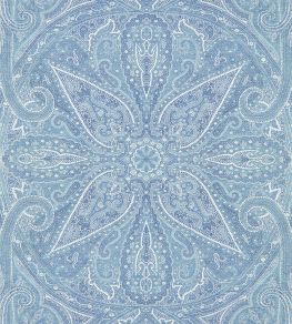 Grand Paisley Wallpaper by Zoffany Indigo