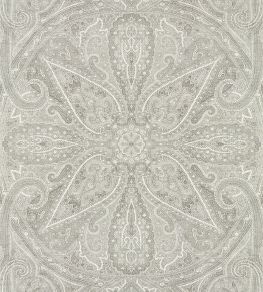 Grand Paisley Wallpaper by Zoffany Silver