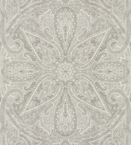 Grand Paisley Wallpaper by Zoffany Silver