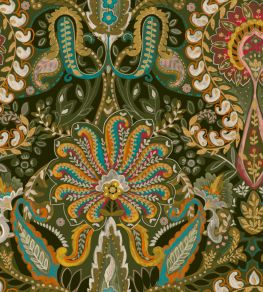 Grande Kashmir Fabric by Arley House Coriander