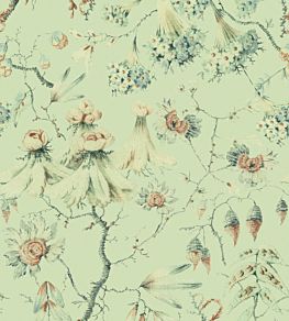 Grandma's Tapestry Wallpaper by MINDTHEGAP Green