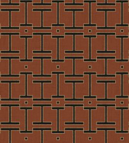 Grid Wallpaper by Coordonne Clay