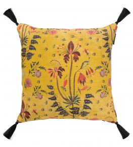 Gypsy Ochre Pillow 20 x 20" by MINDTHEGAP Anthracite