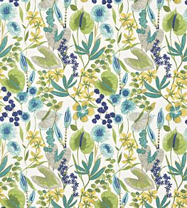 Nalina Fabric by Harlequin Zest/Lagoon/Gooseberry