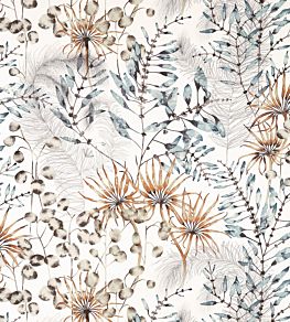 Postelia Fabric by Harlequin Amber/Slate