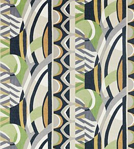 Atelier Fabric by Harlequin Saffron / Charcoal / Wasabi