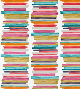 Calcine Fabric by Harlequin Teal / Fuchsia / Mandarin