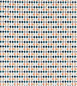 Maiolica Fabric by Harlequin Paprika/Teal/Ochre