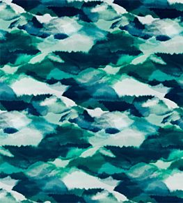 Minako Fabric by Harlequin Emerald / Zest / Marine