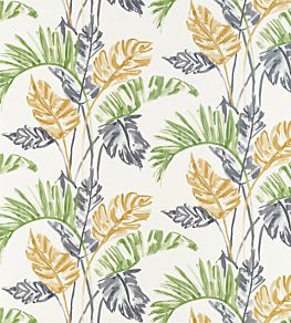 Toshiko Fabric by Harlequin Saffron / Charcoal / Wasabi