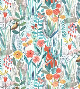 Hide and Seek Wallpaper by Harlequin Poppy/Marine/Ochre