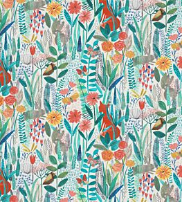 Hide and Seek Fabric by Harlequin Poppy/Marine/Ochre