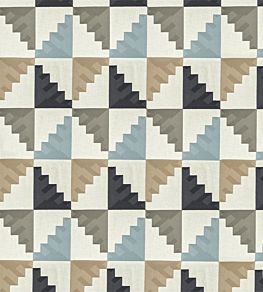 Mehari Fabric by Harlequin Sky/Maize/Charcoal