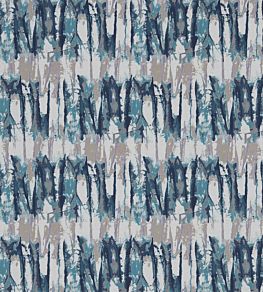 Takara Fabric by Harlequin Teal/Ink