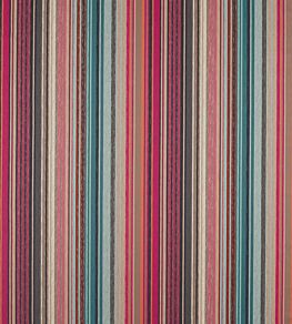 Spectro Stripe Fabric by Harlequin Cerise / Marine / Coral