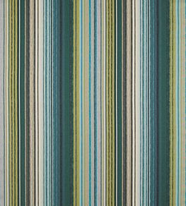 Spectro Stripe Fabric by Harlequin Emerals / Marine / Lichen