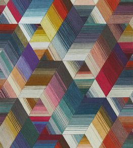 Arccos Wallpaper by Harlequin Cerise / Neptune / Teal