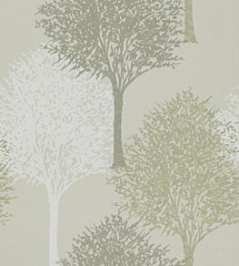 Entice Wallpaper by Harlequin Silver Sparkle/Putty/White