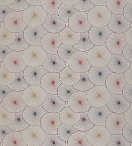 Aster Fabric by Harlequin Amber/Amethyst/Gold/Ink